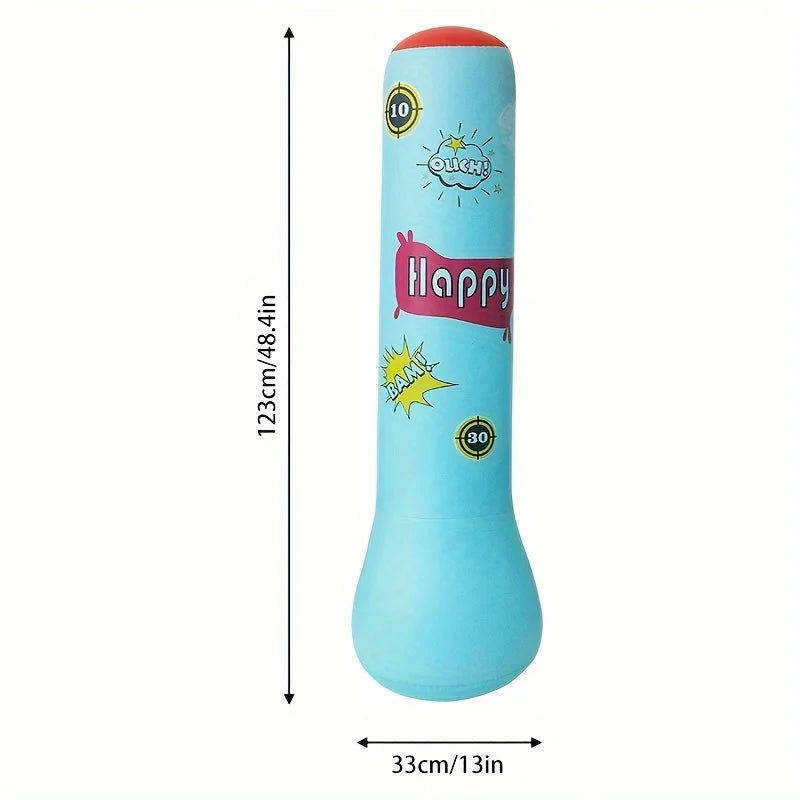 Play & Active – Inflatable Punching Bag with Gloves