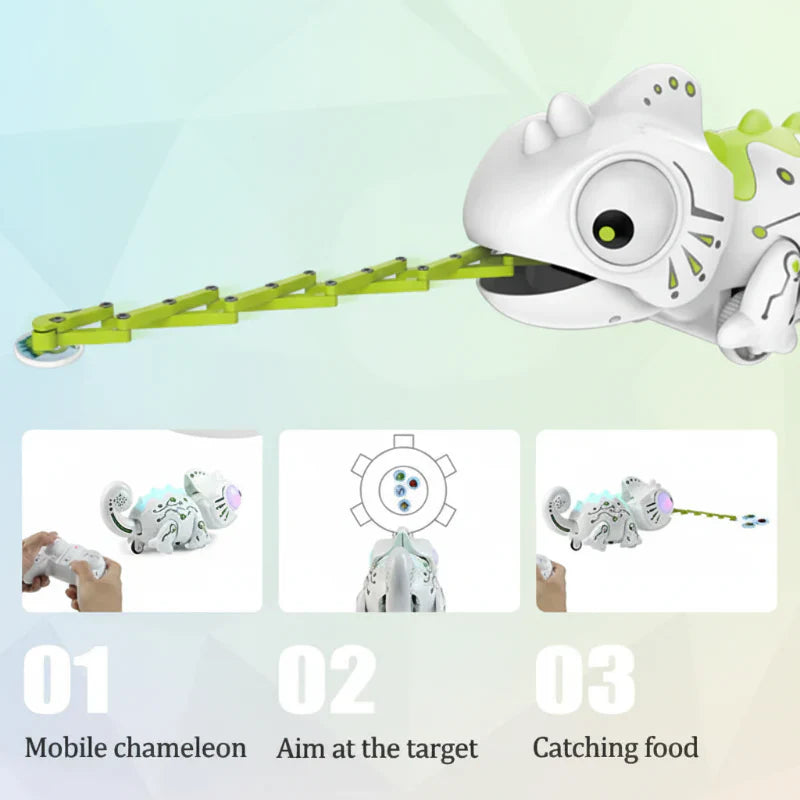 Engaging & Playful – RC Remote-Controlled Chameleon