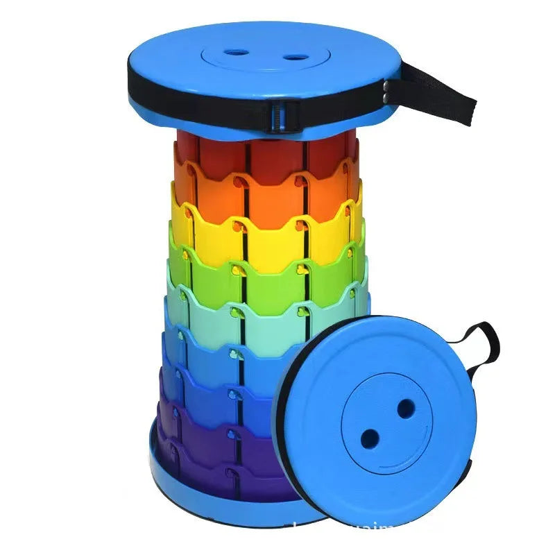 Fast & Sturdy - Vibrant Folding Stool