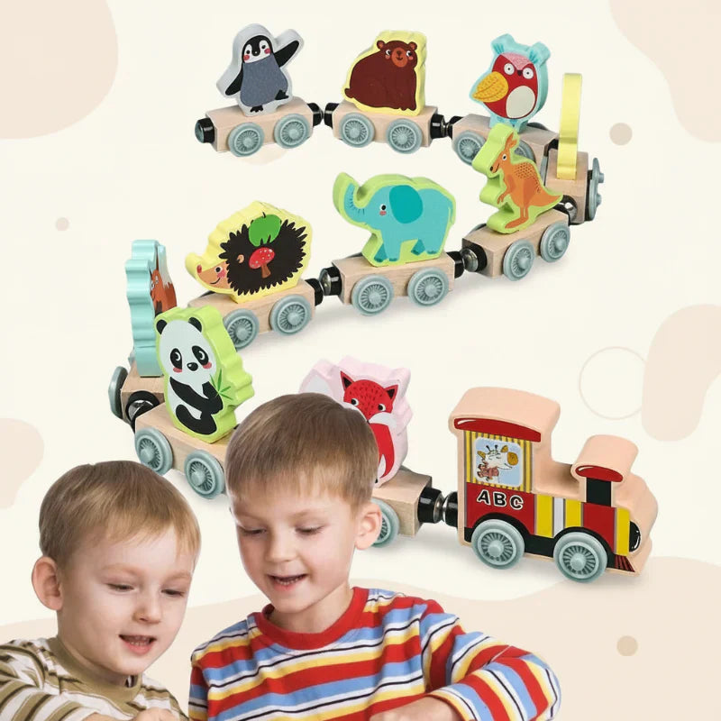Cute & Wood – Magnetic Animal Train