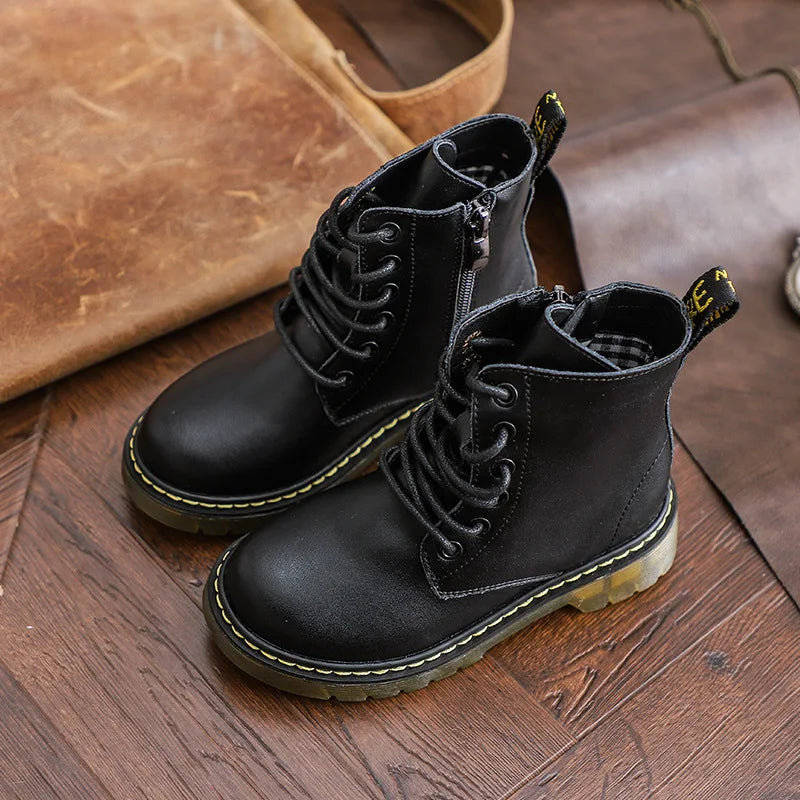 Strong & Comfortable – Lace-Up Combat Boots