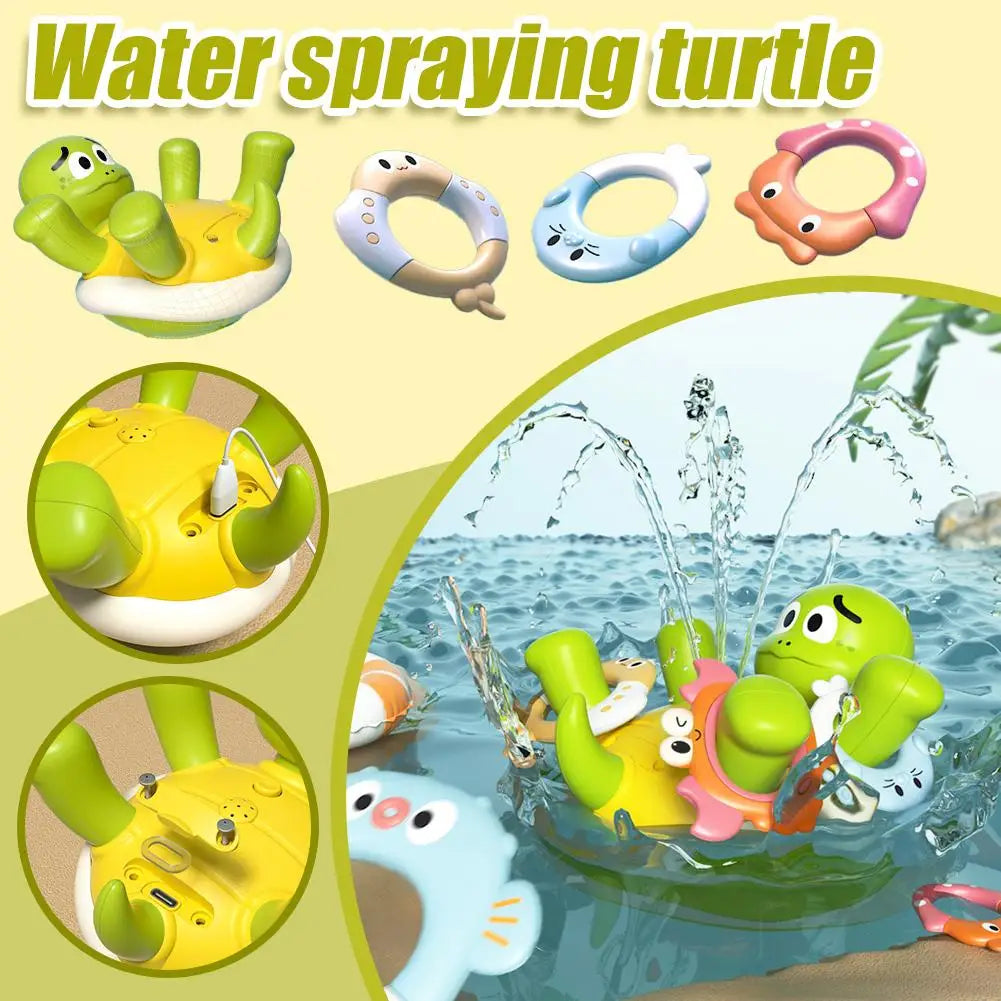 Splash Play in the Bath - Turtle Fountain