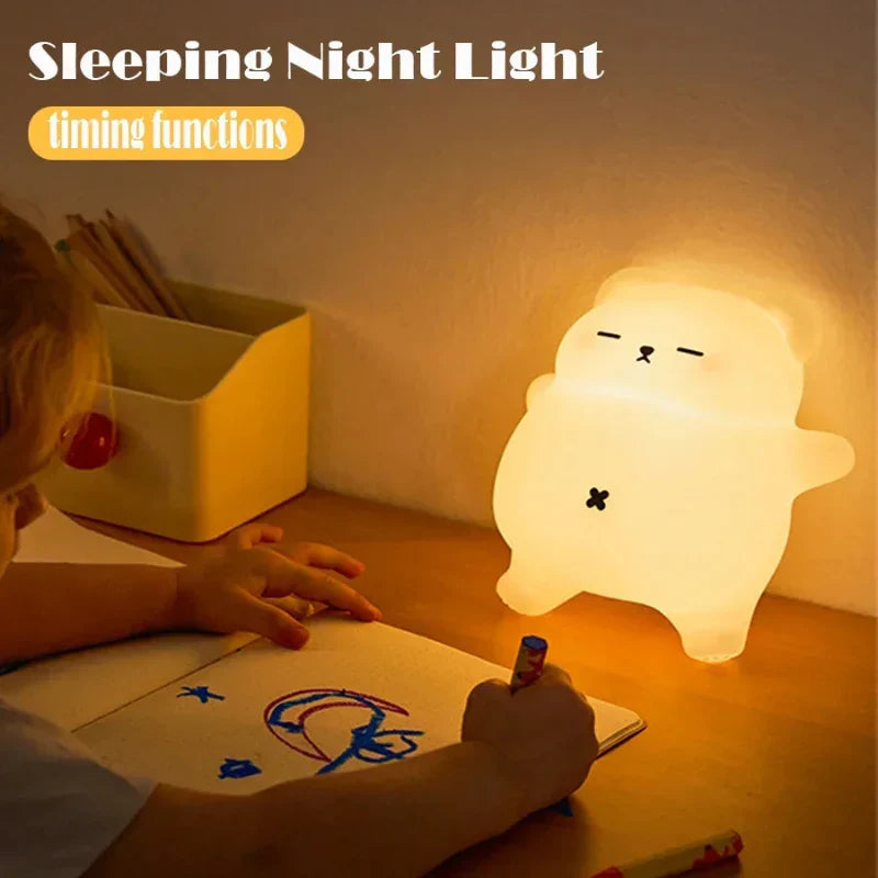 Cute & Calming – Plush Light Sleep Lamp