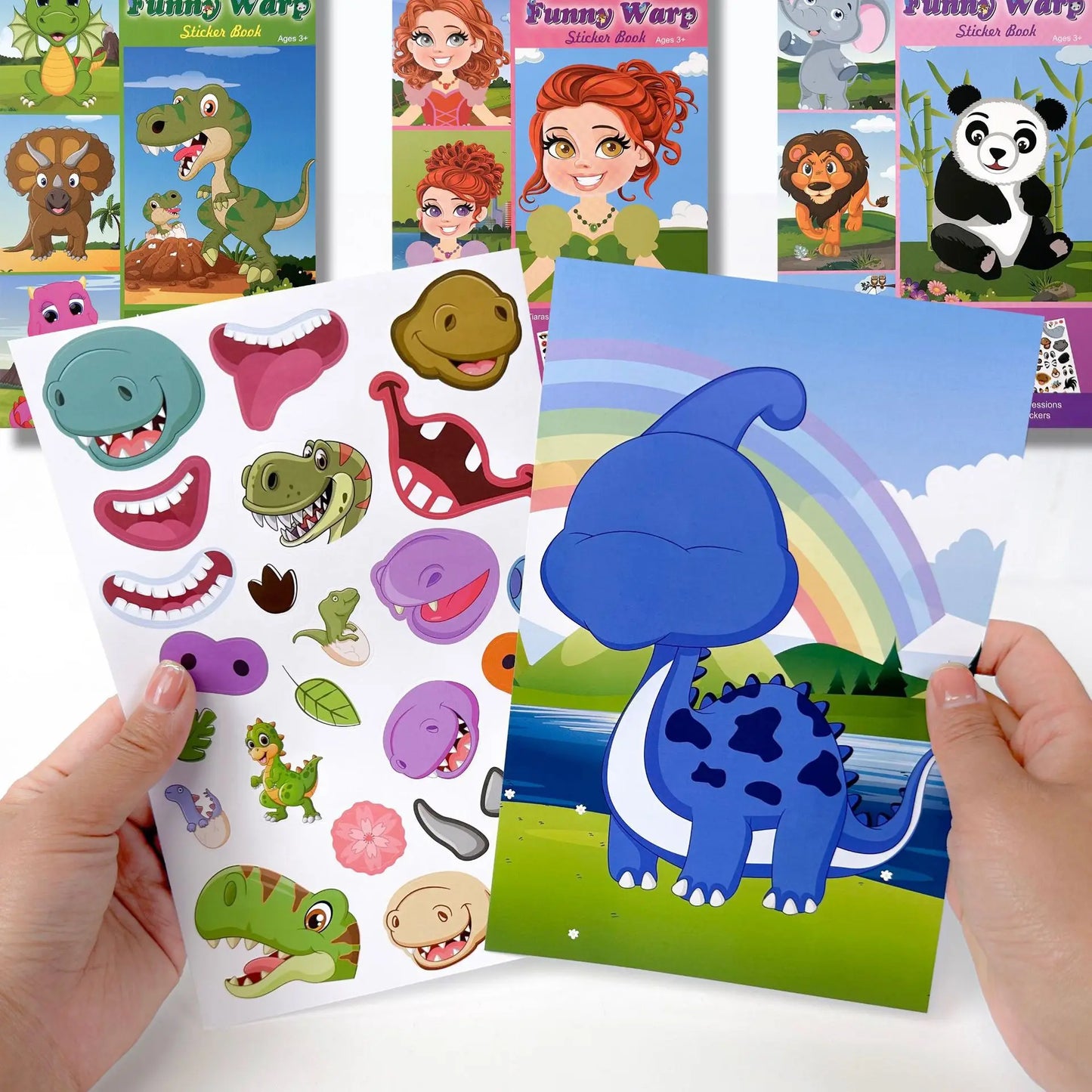 Animal Play & Sticky Fun - Reusable Sticker Book