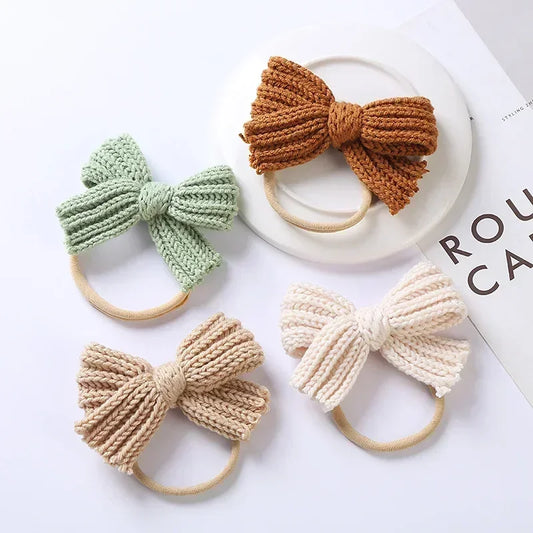 Bow Splendor - Knitted Hairband