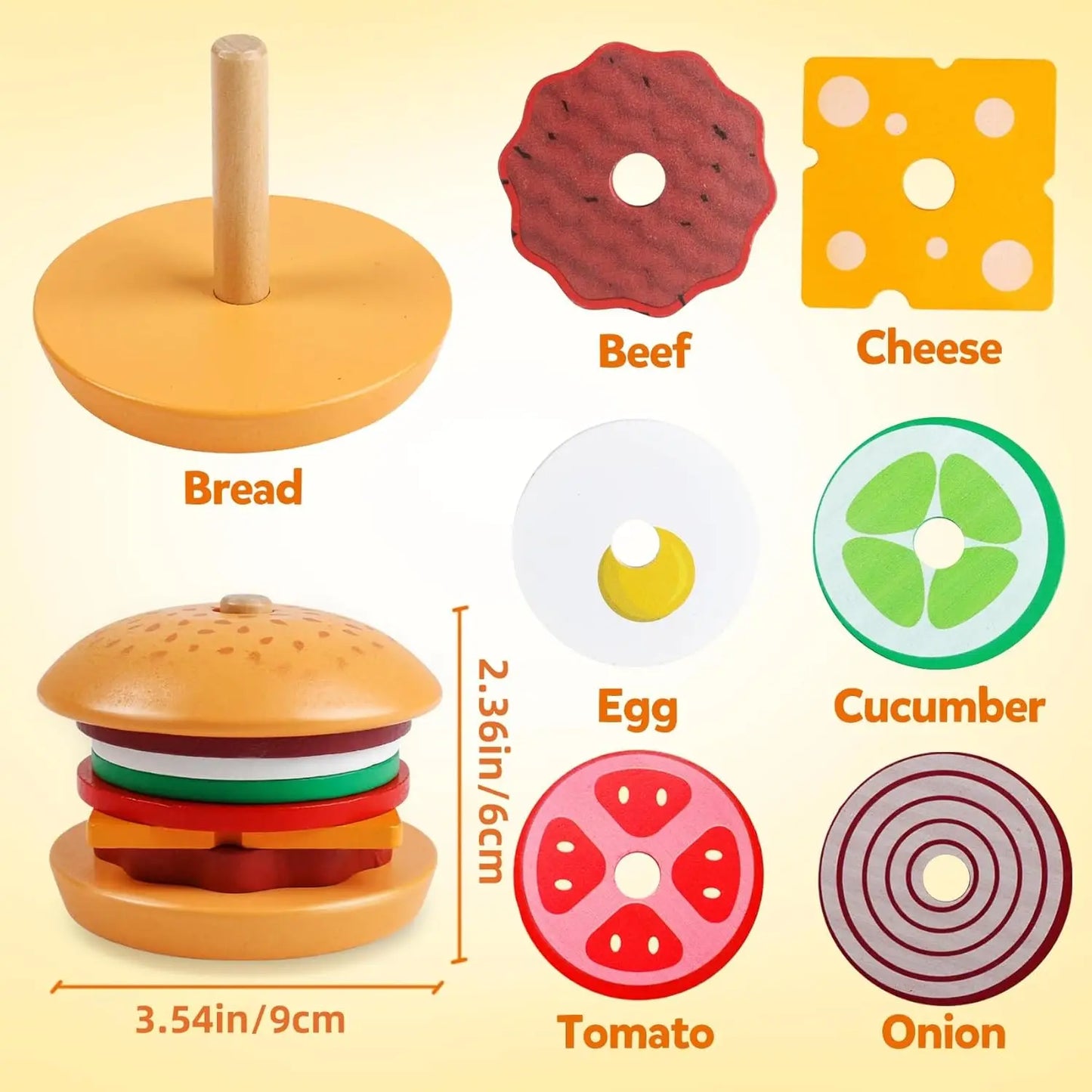 Tasty Stacking - Sandwich Construction Toys