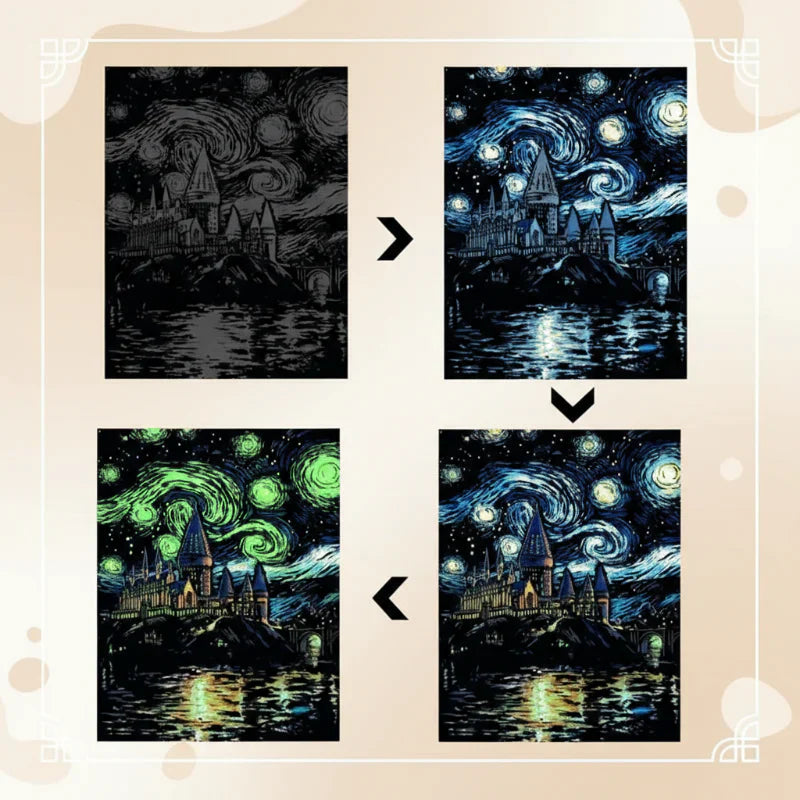 Glow-in-the-dark – Scratch Cards Kit