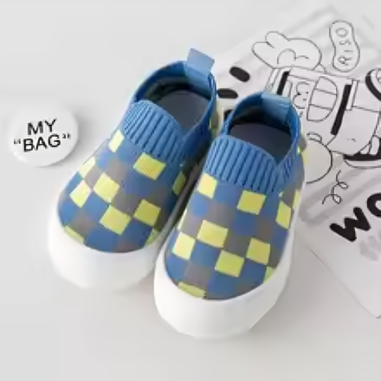 Blocked pattern - Flexible Slip-on Shoe