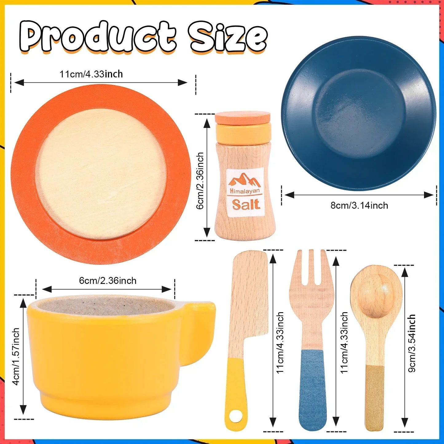 Innovative & Educational - Wooden Kitchen Play Set Child