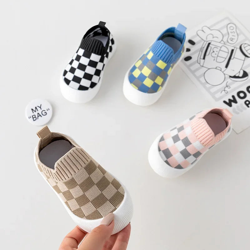 Blocked pattern - Flexible Slip-on Shoe
