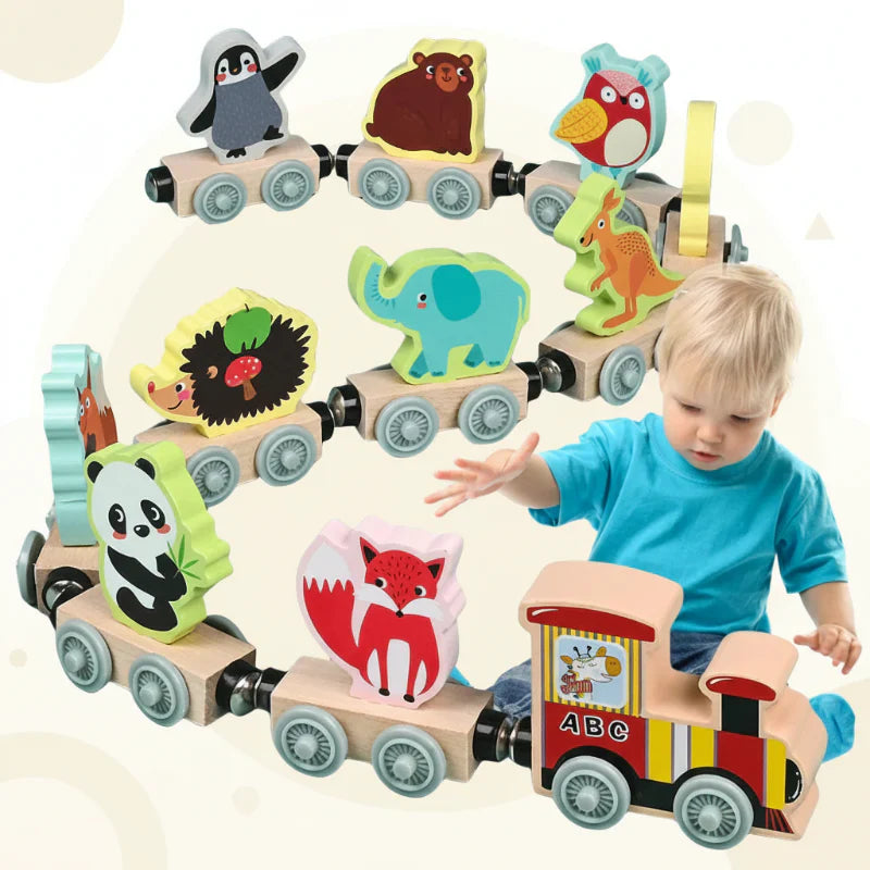 Cute & Wood – Magnetic Animal Train