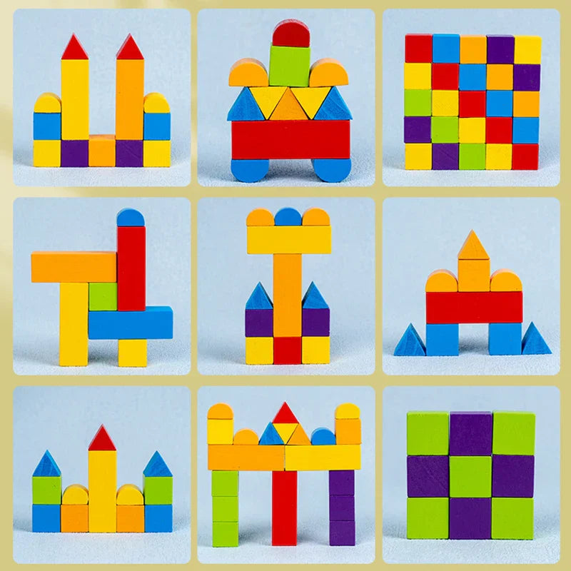 Mirroring & Educational - Puzzle blocks with mirror