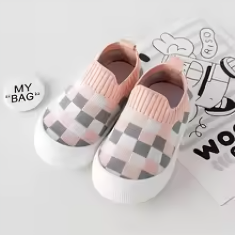 Blocked pattern - Flexible Slip-on Shoe