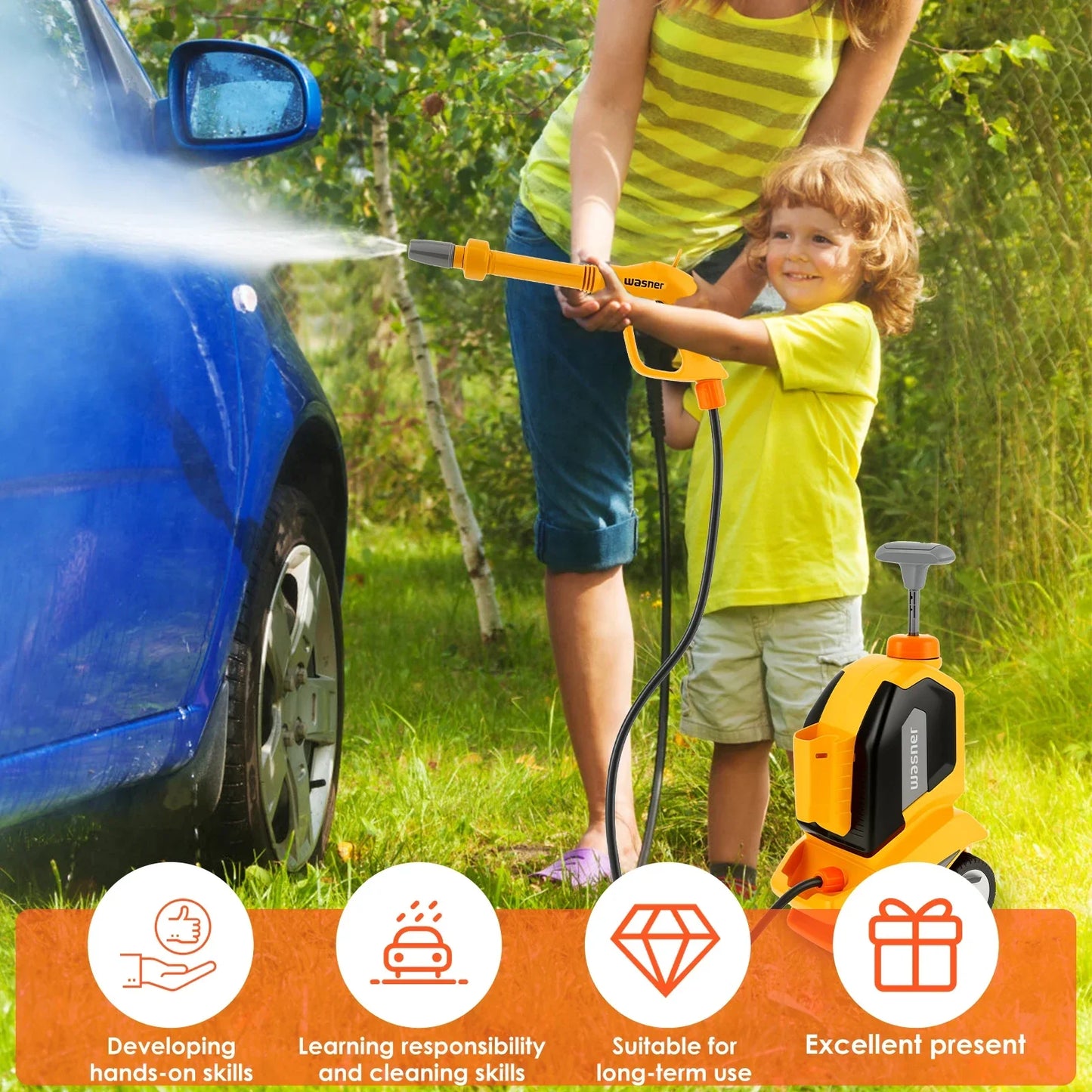 Playful & Play – Car Wash Play Set for Children