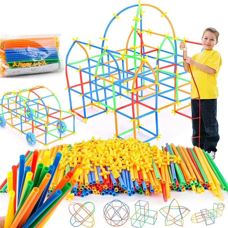 Imagination & Skill – Construction Tubes with Connectors