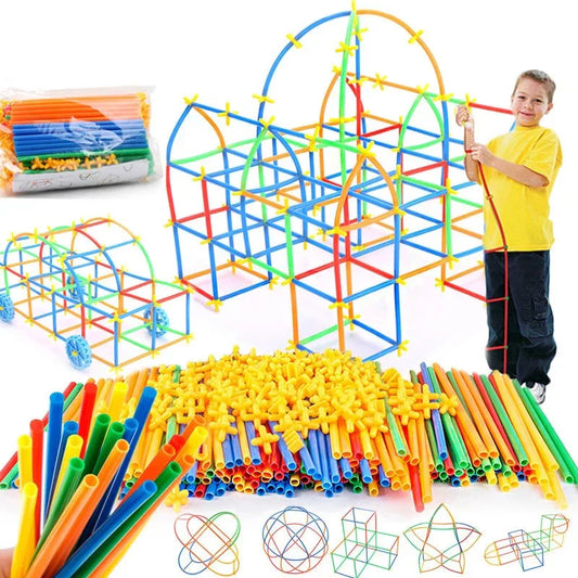 Imagination & Skill – Construction Tubes with Connectors
