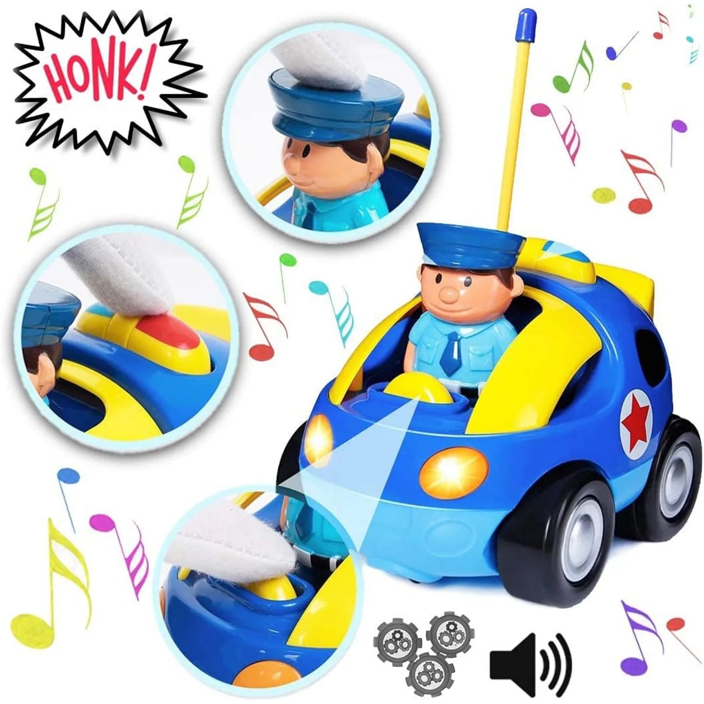 Merry Racing Play - Police Toy Car