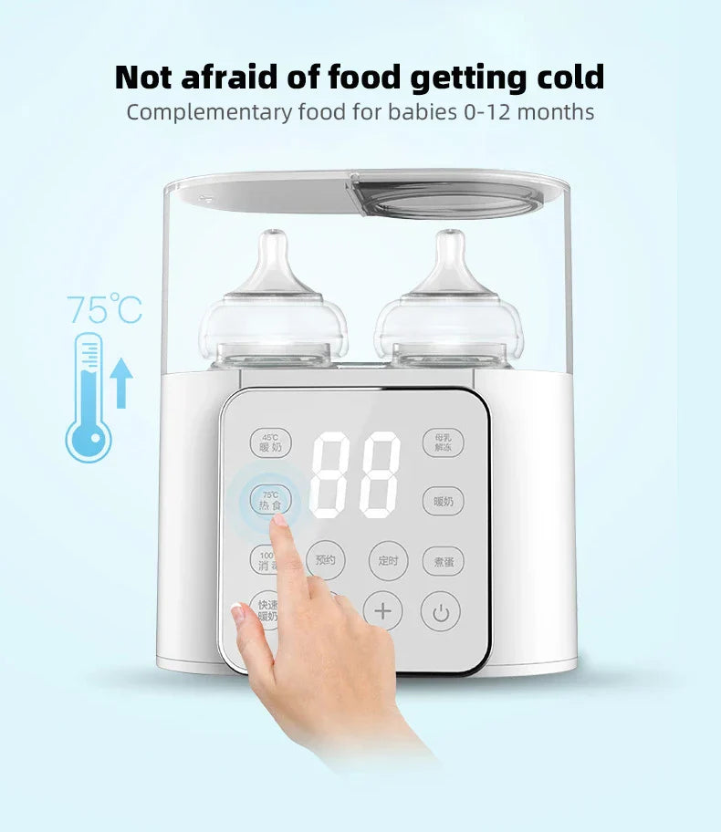 Always Perfectly Warm - Multifunctional 9-in-1 Bottle Warmer
