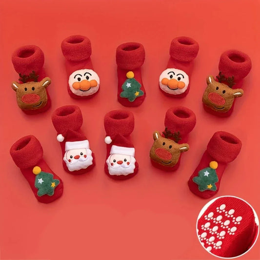 Thick & Comfortable – Winter Christmas Socks with Santa