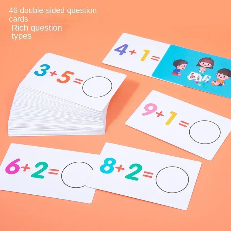 Counting & Solving - Arithmetic Cards Children