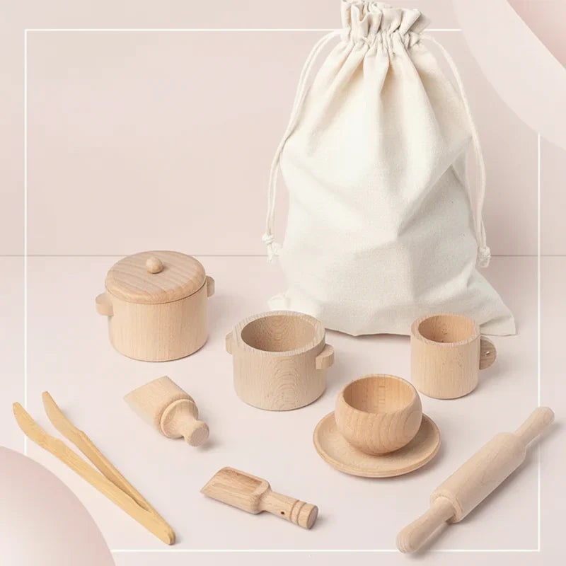 Educational & Play – Wooden Kitchen Play Set