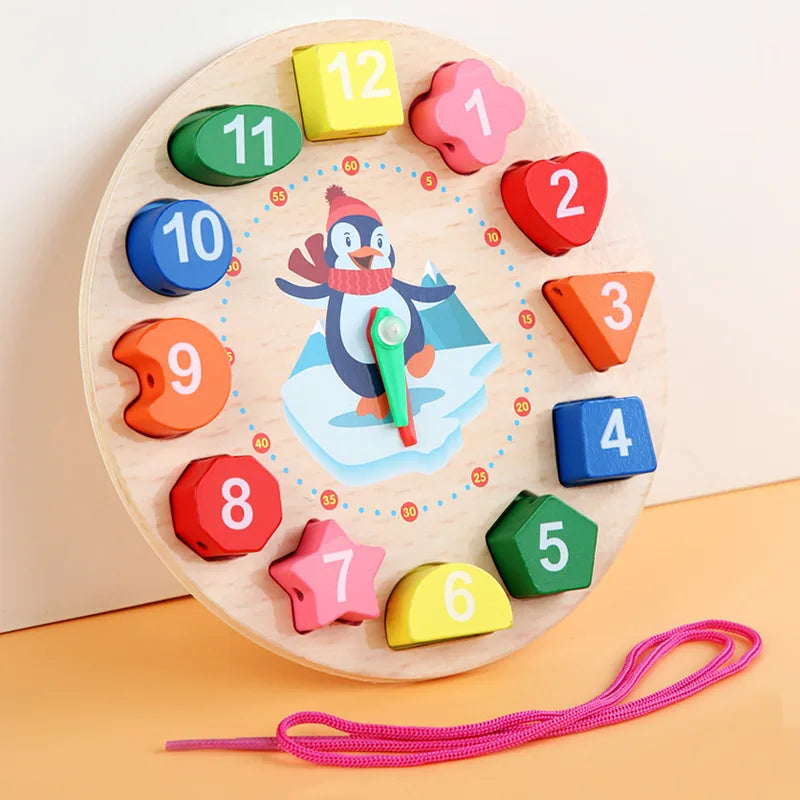 Play & Learn Telling Time – Wood Clock