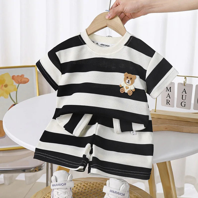 Stripes Play - Cotton Dress Set