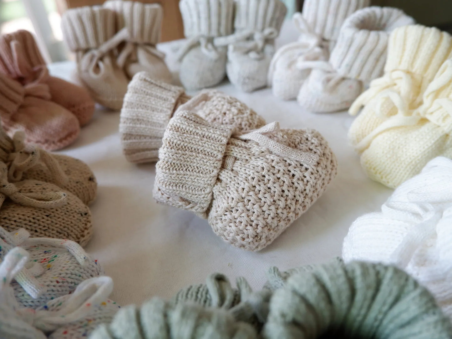 Warm & Stylish - Knitted Infant Slippers