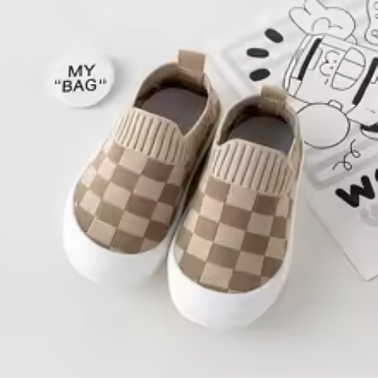 Blocked pattern - Flexible Slip-on Shoe