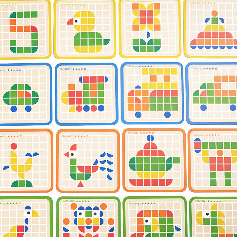 Educational Entertainment - Wood Pattern Brain-teaser