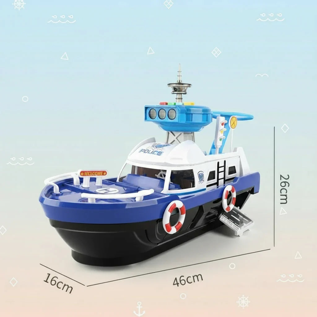 Musical & Interactive – Plaything Boat with Light & Sound
