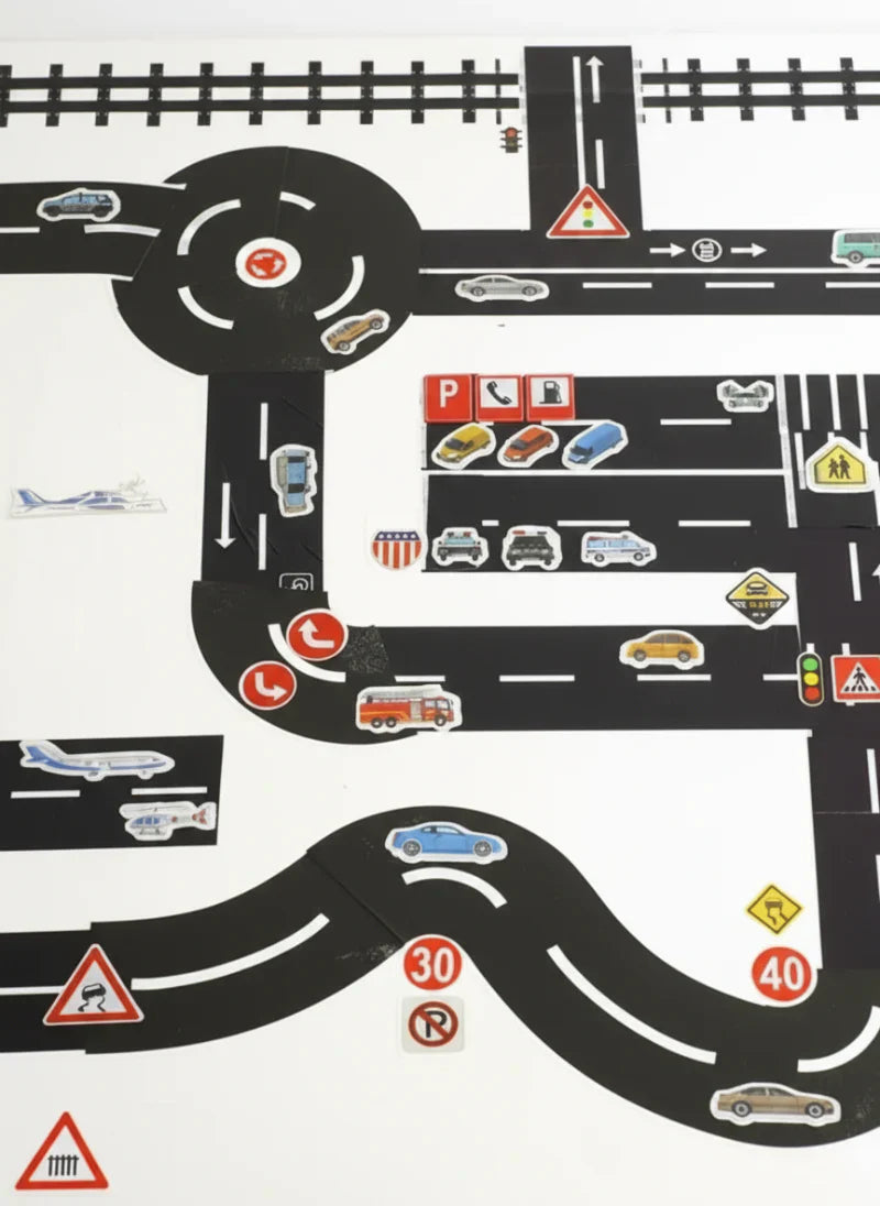 Colorful & Handy – Traffic Route Sticker Tape Kit