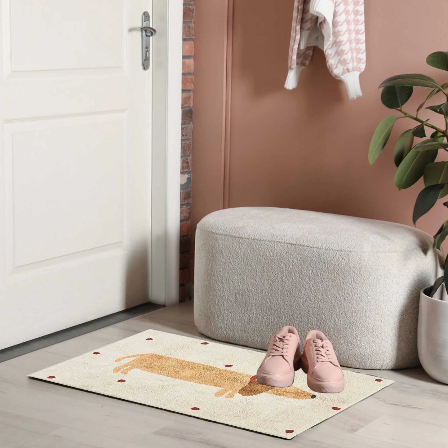 Plush & Comfortable - Carpet With Dachshund Print