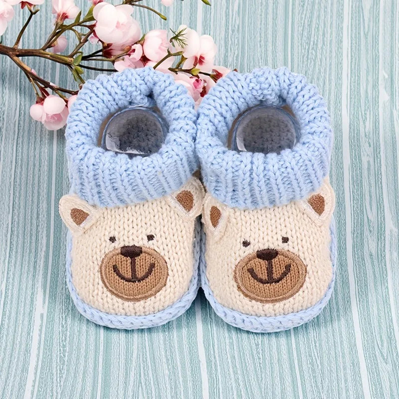 Knitted Infant Booties (3-6 months)