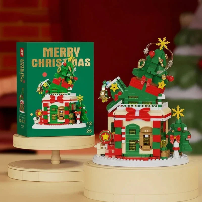 Cheerful & Decorative – Christmas Compact Building Blocks