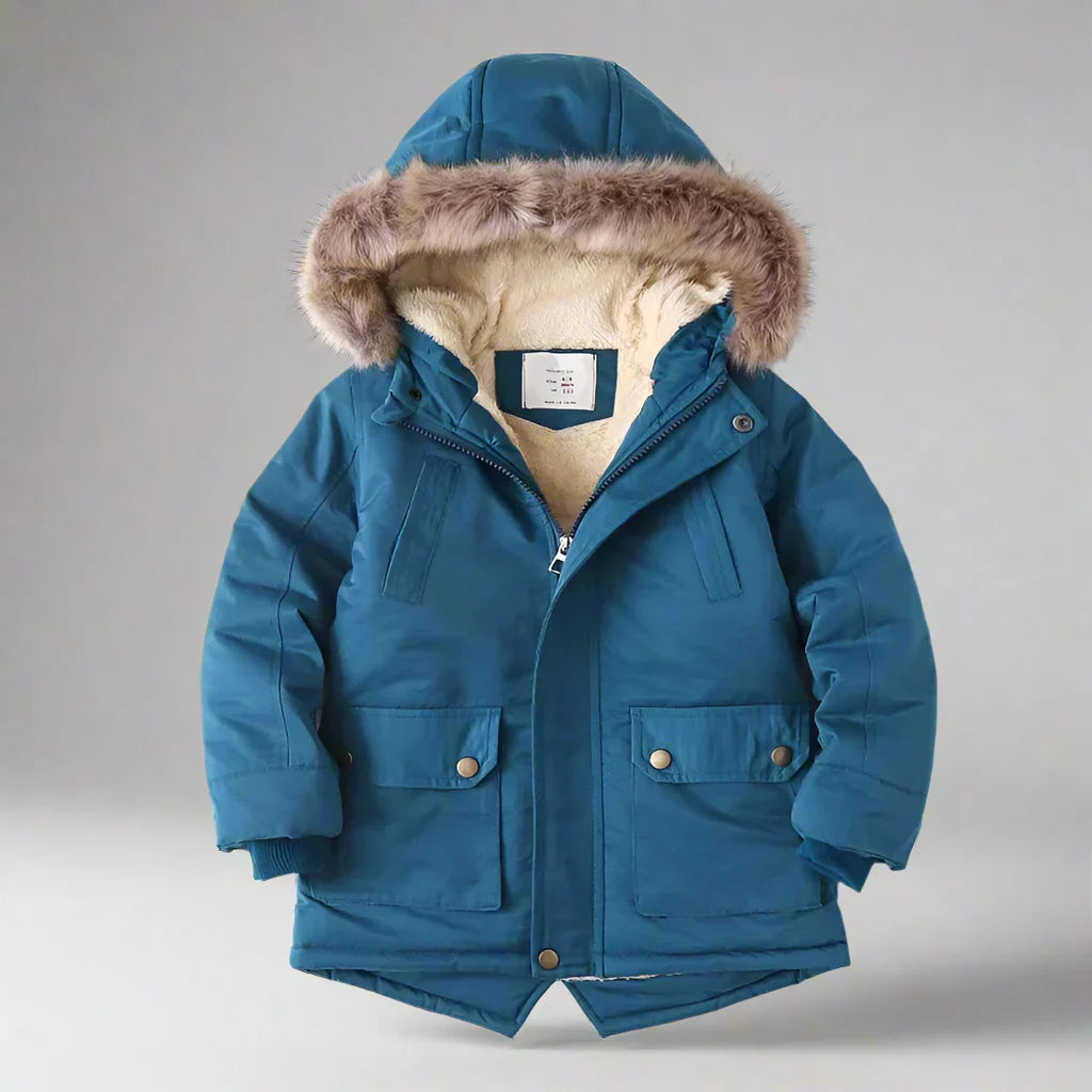 Elegant & Warm – Parka Winter Coat with Fur Collar