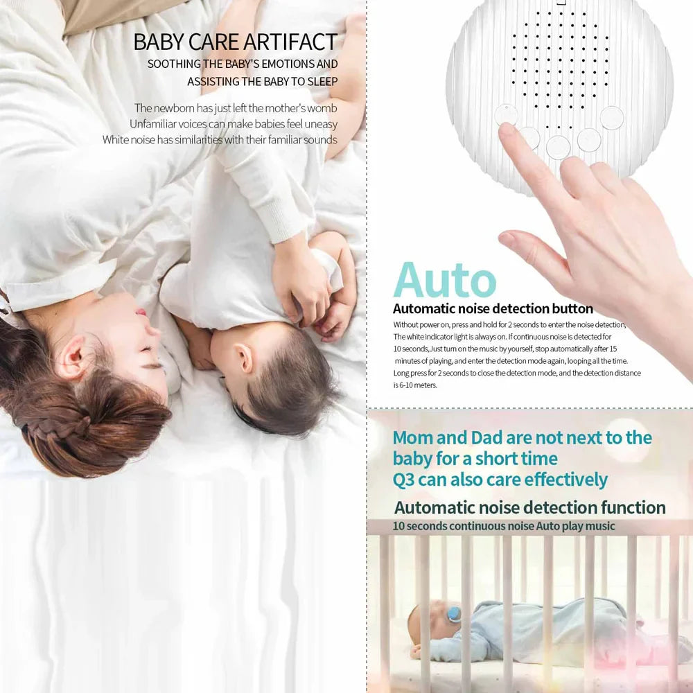 Rest & Travel Time - White Noise Sound Machine for Babies