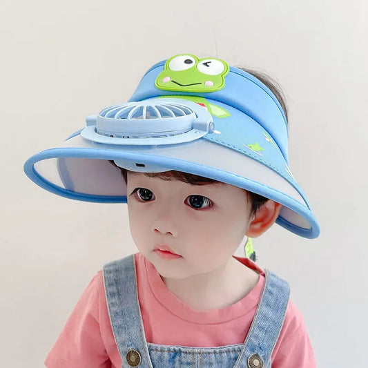 Keep The Head Cool - Fan Hat