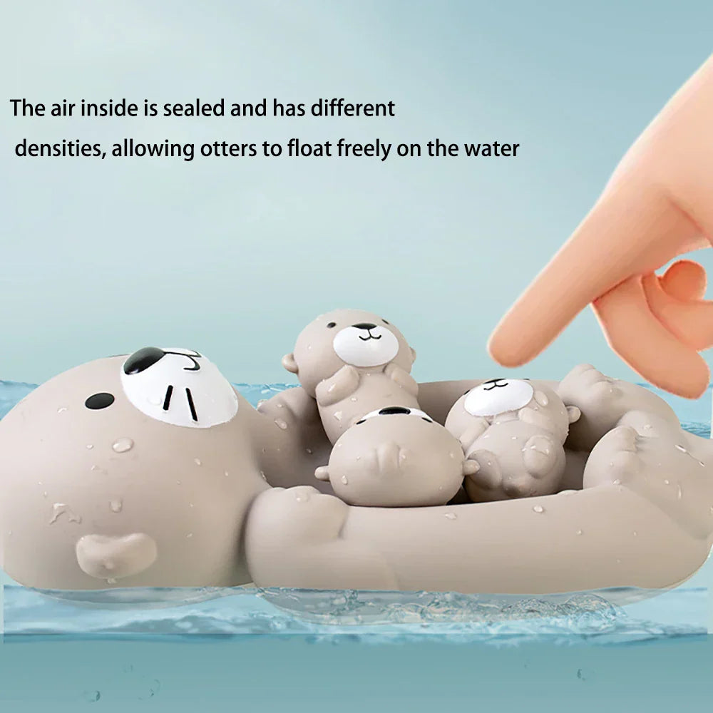 Otter family in Bath - Bath toys