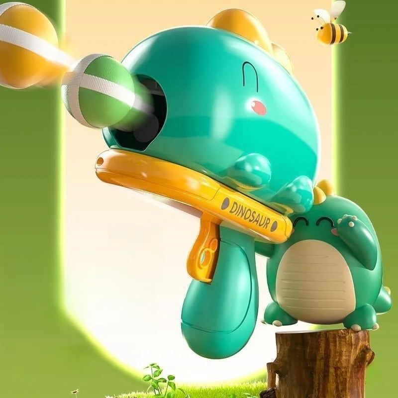 Dino Aiming Activity - Ball gun and target