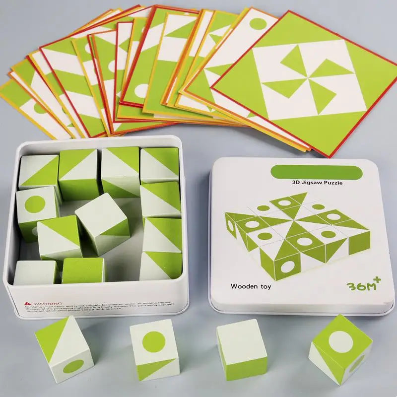 Smart & Innovative - Wooden Geometric Thinking Game