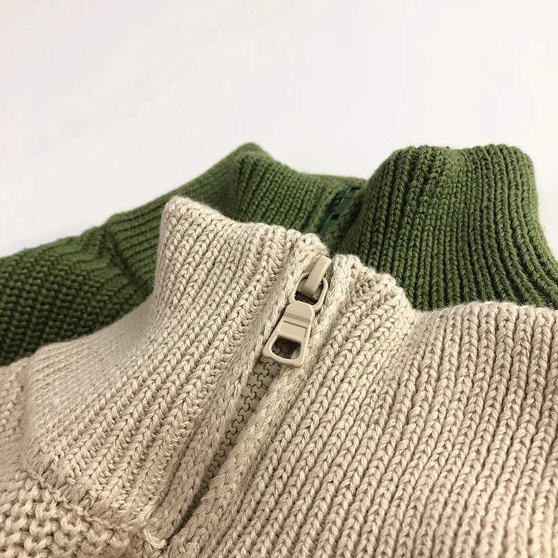 Simple Zipper - Children Zipper Sweater