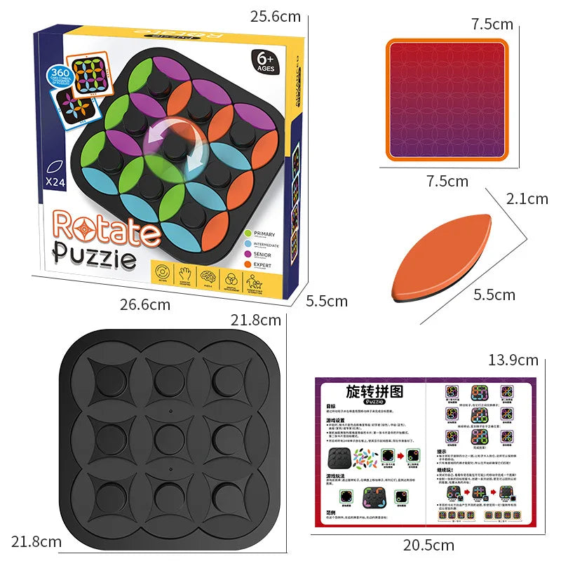 Challenging Puzzle - Tangram Board Activity