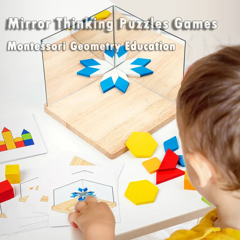 Mirroring & Educational - Puzzle blocks with mirror
