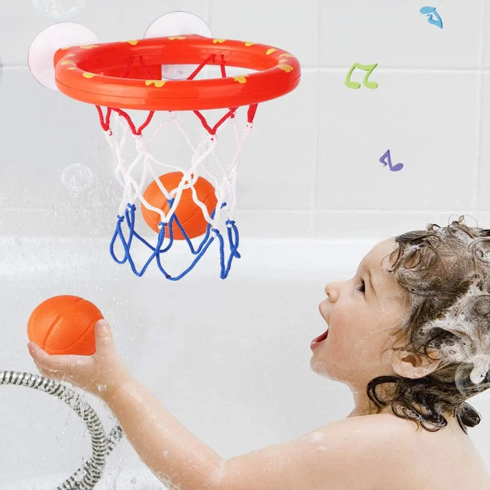 Splashing Scoring Play - Basketball Bath Toys Set