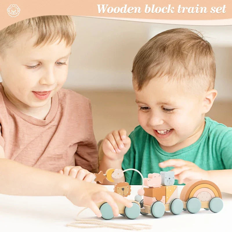 Dream Train - Wood Stacking Toys