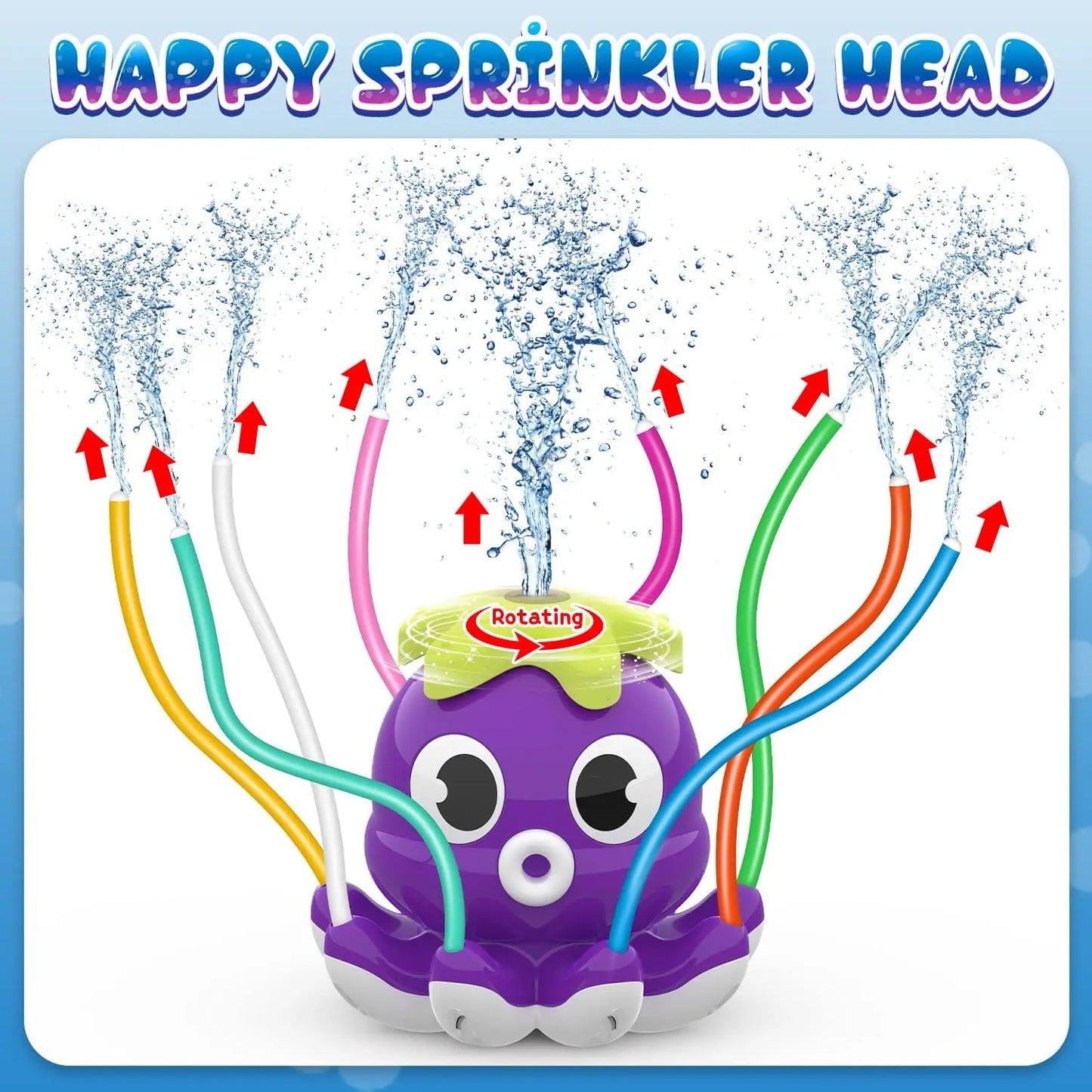 Splash Play Octopus - Water Sprayer Garden
