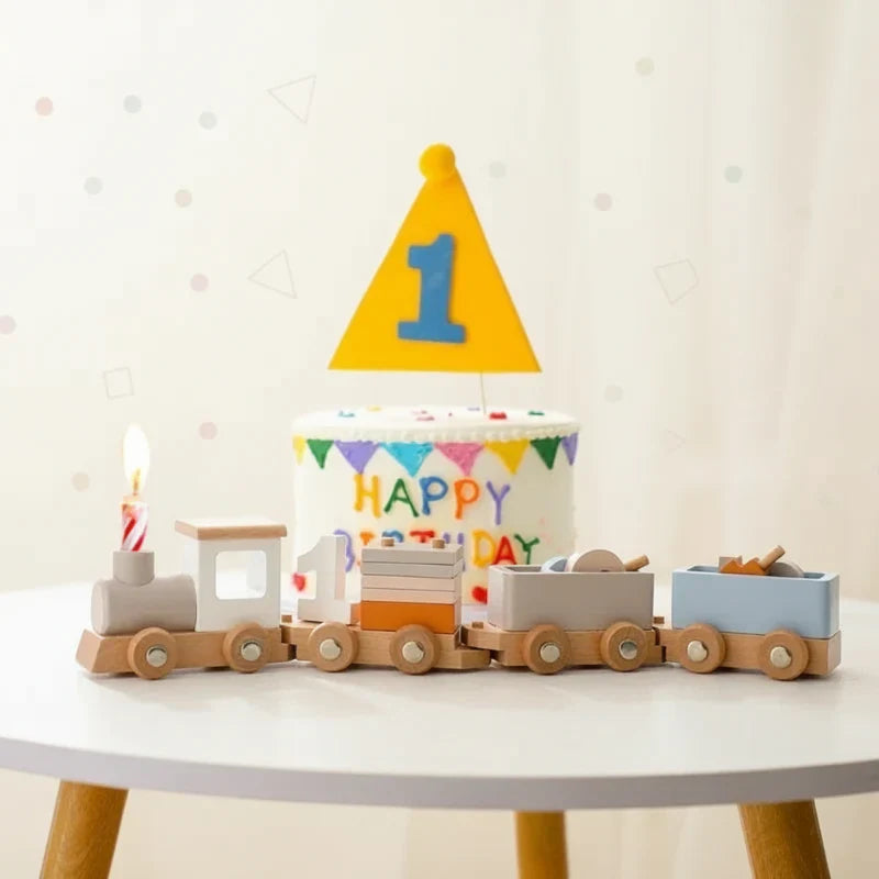 Classic & Educational – Wooden Developmental Train