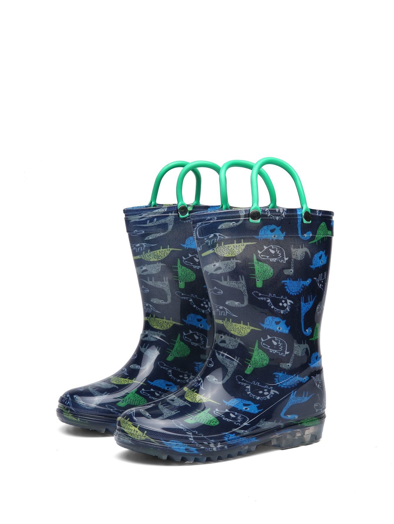 Easy & Waterproof – Rain Boots with Print & Loop