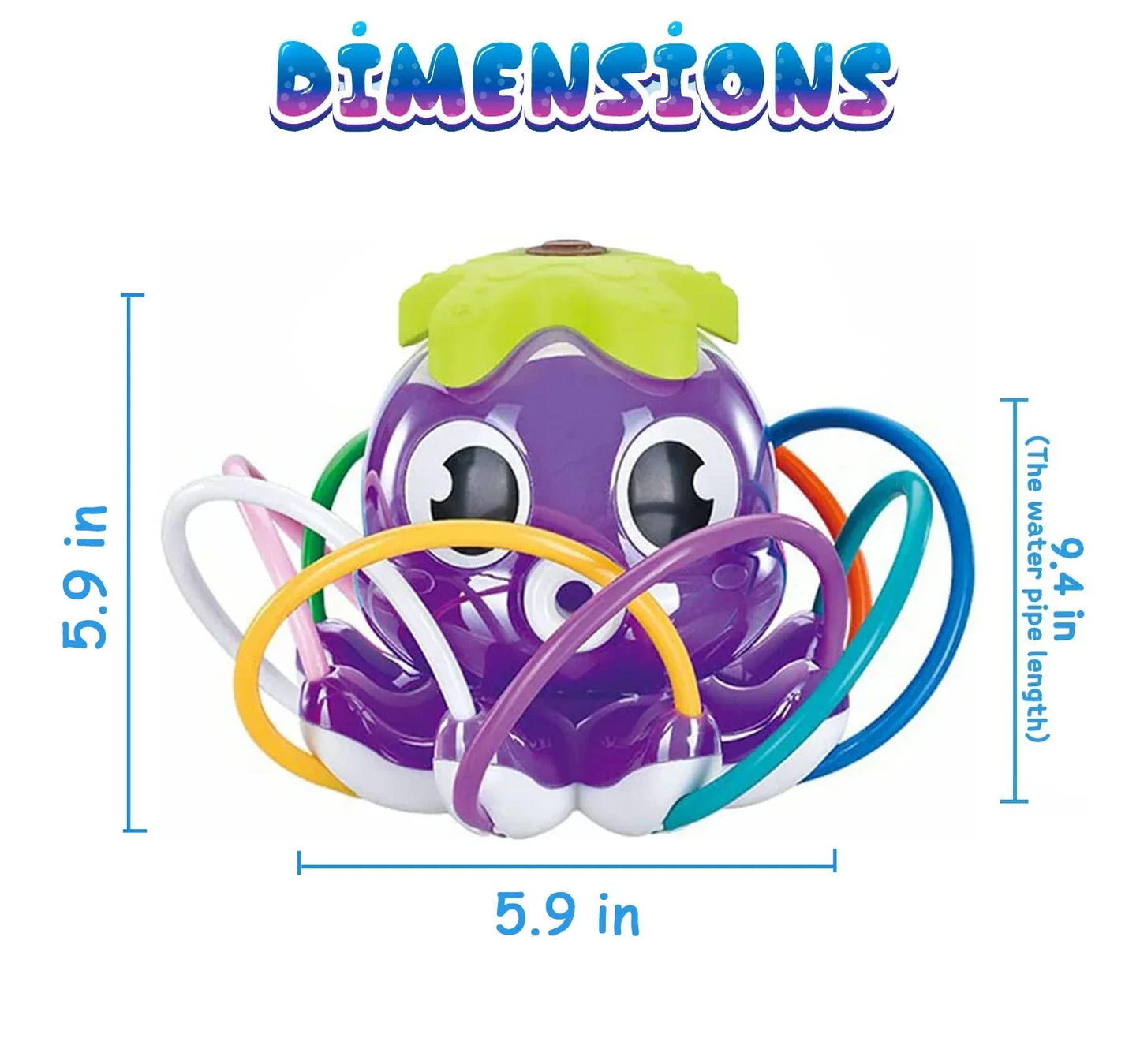 Splash Play Octopus - Water Sprayer Garden